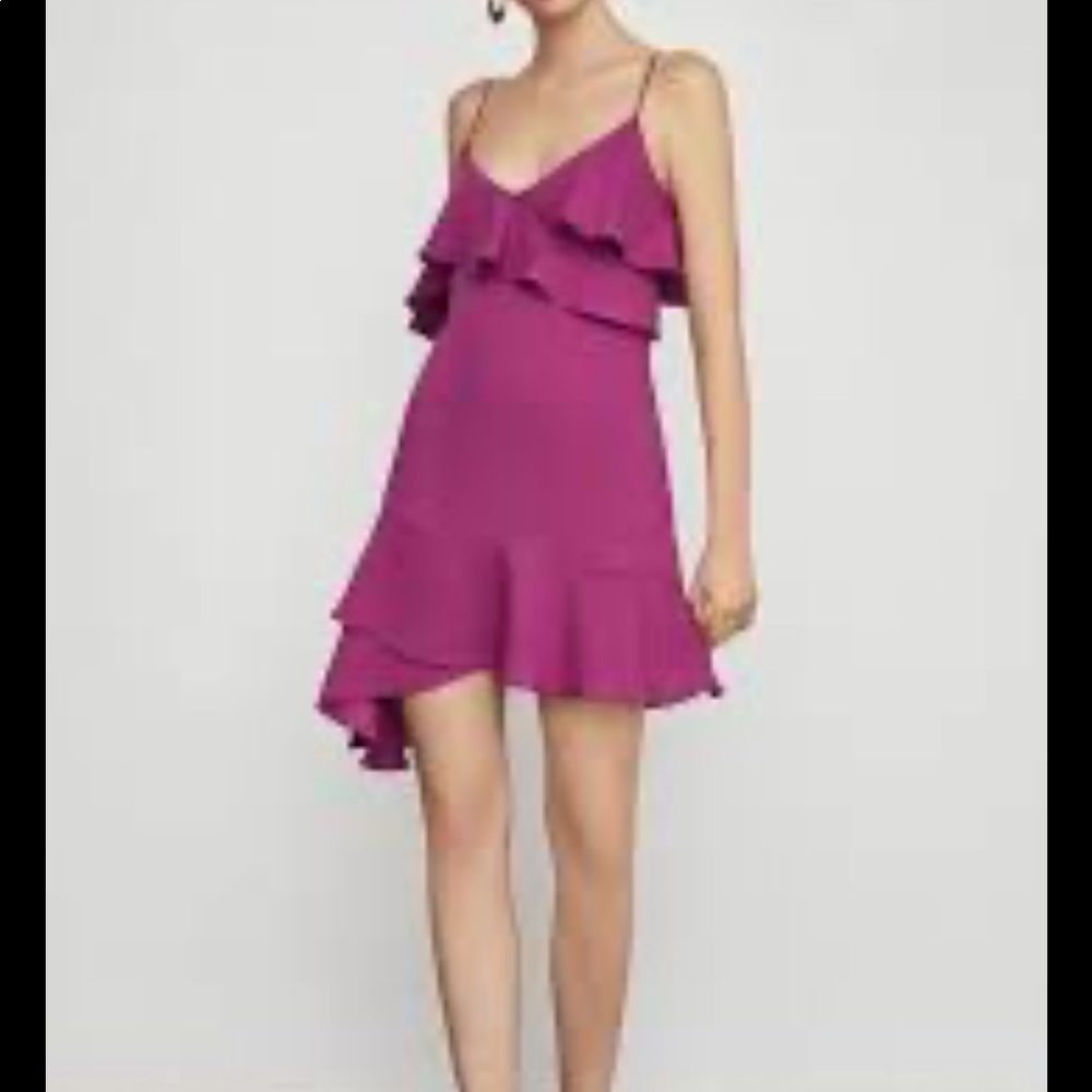 BCBG Maxazria asymmetric hen dress size 10